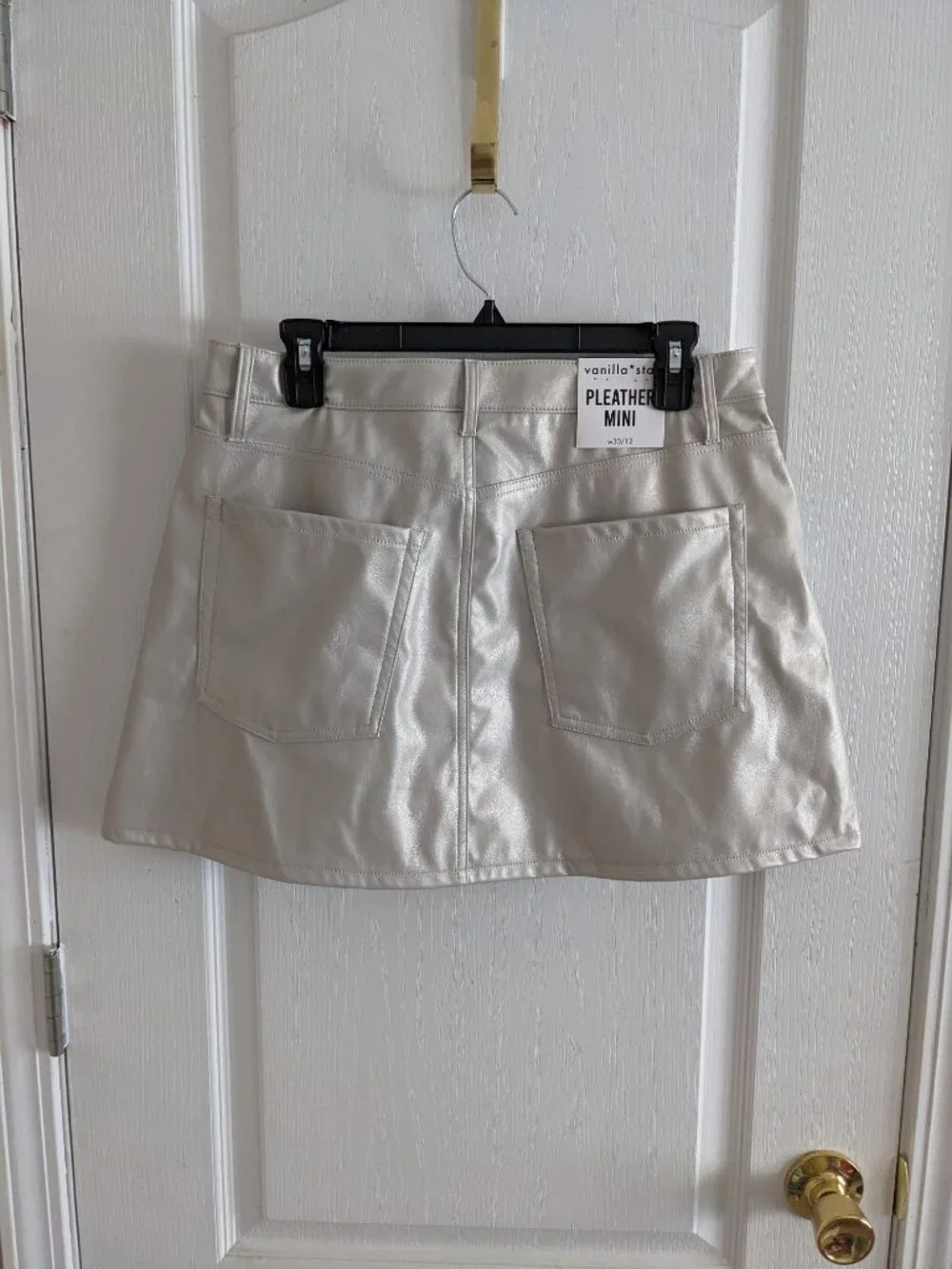 Vanilla Star NWT Pleather Mini Sz 12